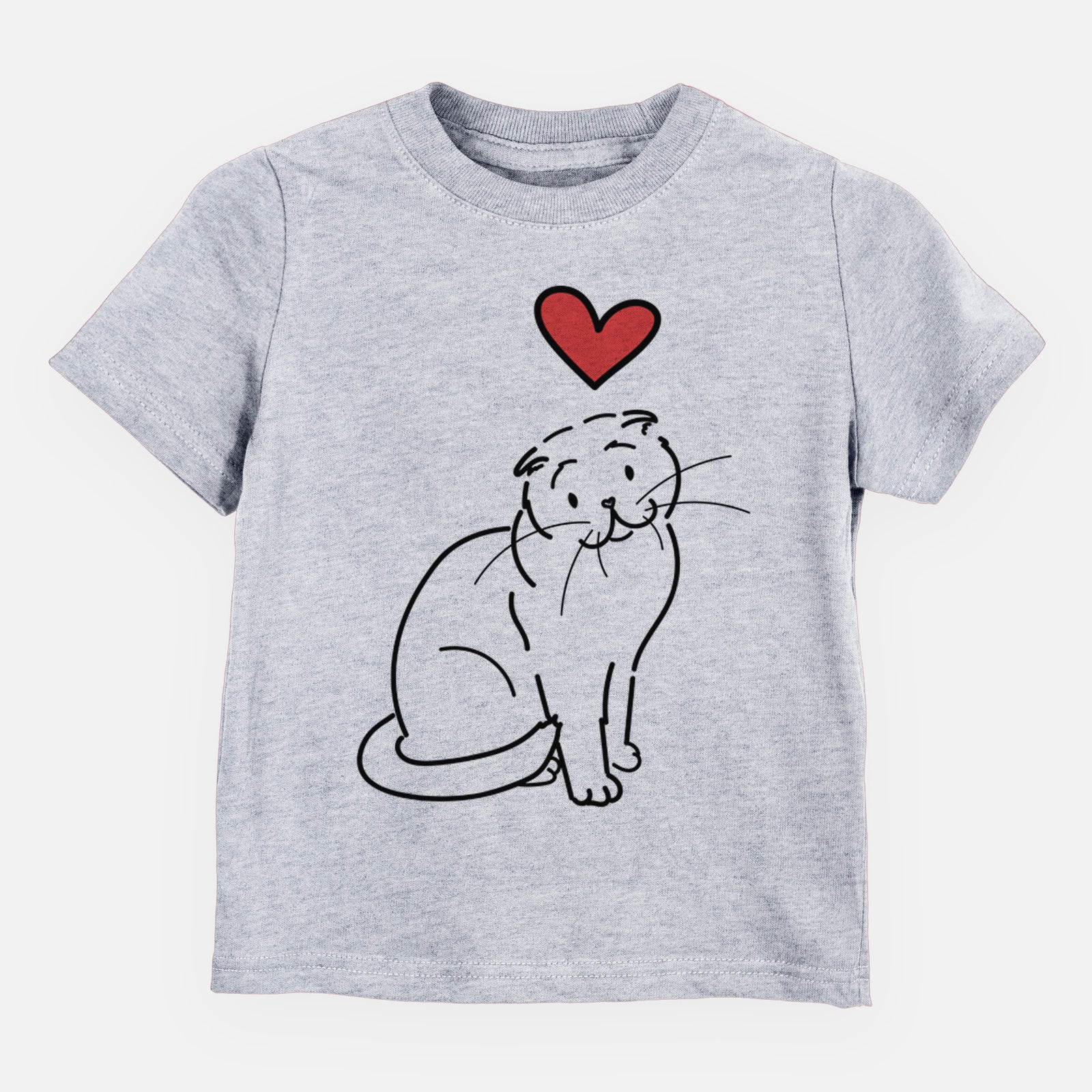 Love Always Scottish Fold Cat - Hank - Kids/Youth/Toddler Shirt