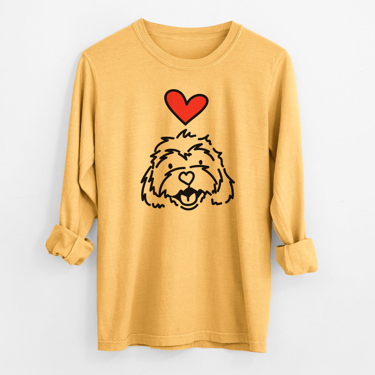 Love Always Cavachon - Harry - Heavyweight 100% Cotton Long Sleeve