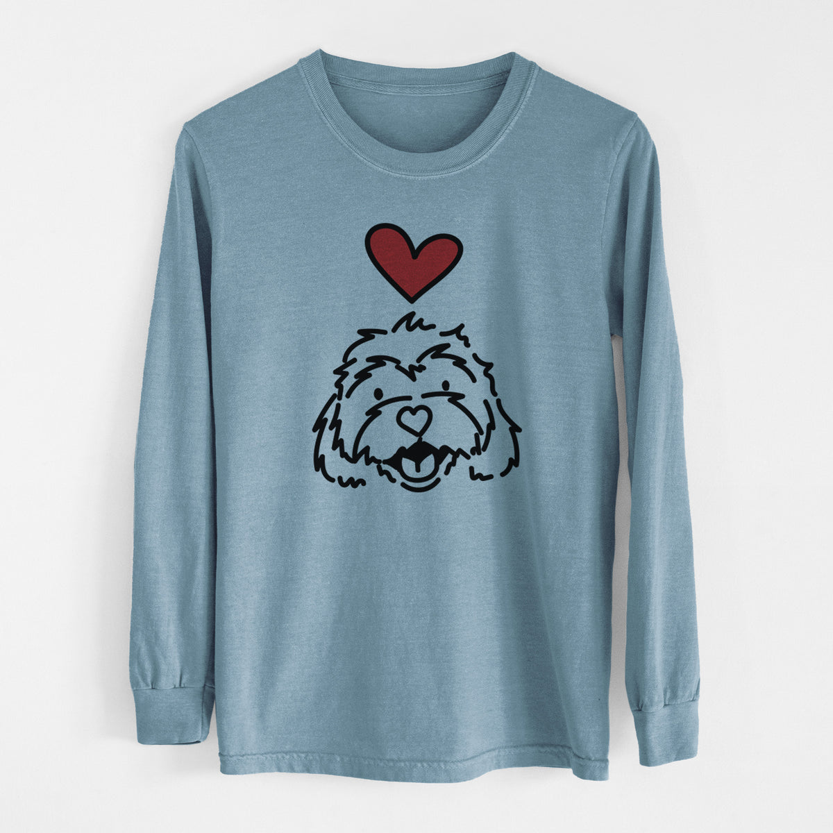 Love Always Cavachon - Harry - Heavyweight 100% Cotton Long Sleeve