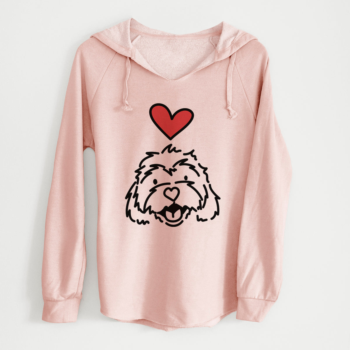 Love Always Cavachon - Harry - Cali Wave Hooded Sweatshirt
