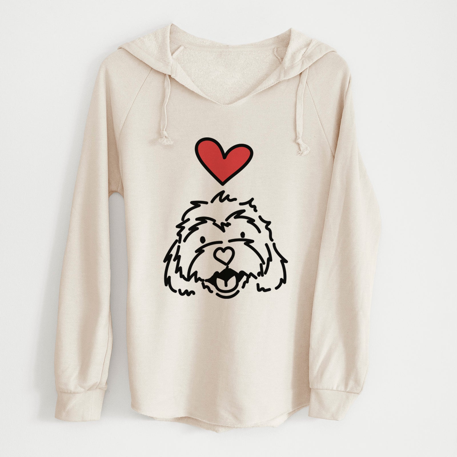 Love Always Cavachon - Harry - Cali Wave Hooded Sweatshirt