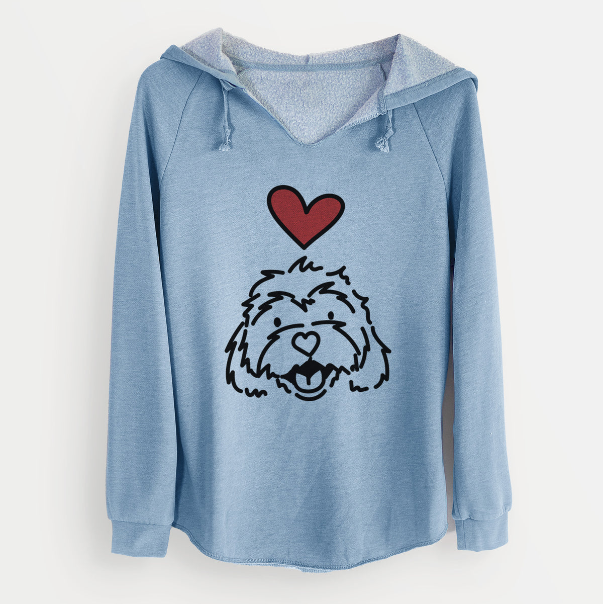 Love Always Cavachon - Harry - Cali Wave Hooded Sweatshirt