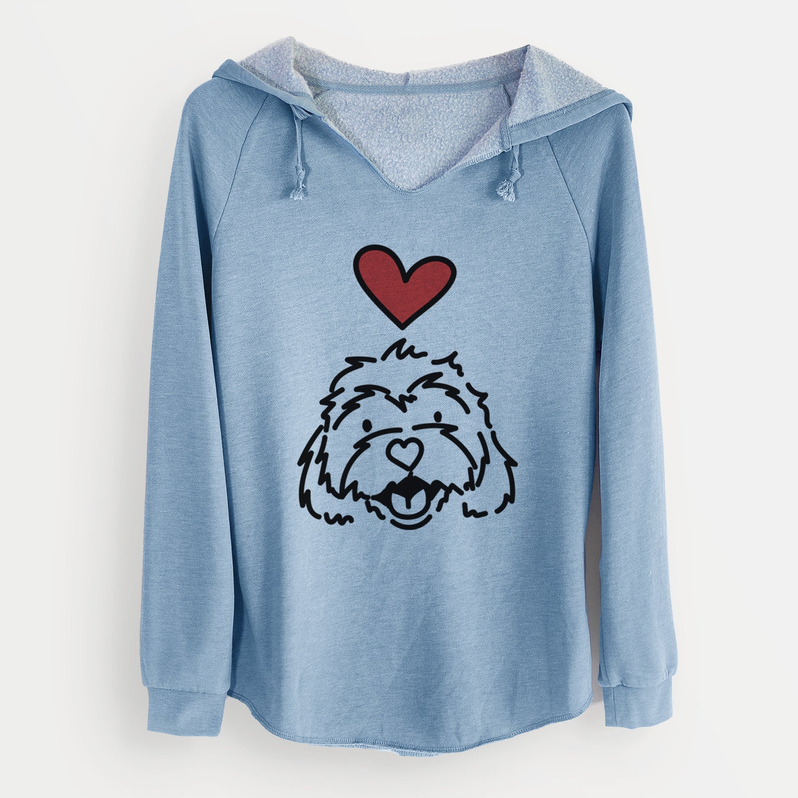 Love Always Cavachon - Harry - Cali Wave Hooded Sweatshirt