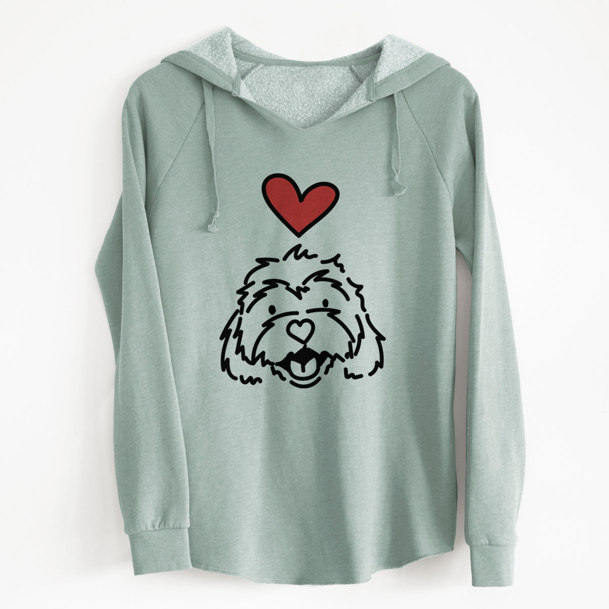 Love Always Cavachon - Harry - Cali Wave Hooded Sweatshirt