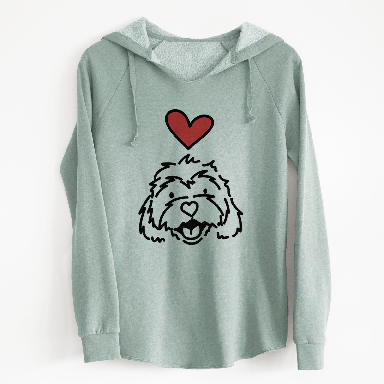 Love Always Cavachon - Harry - Cali Wave Hooded Sweatshirt