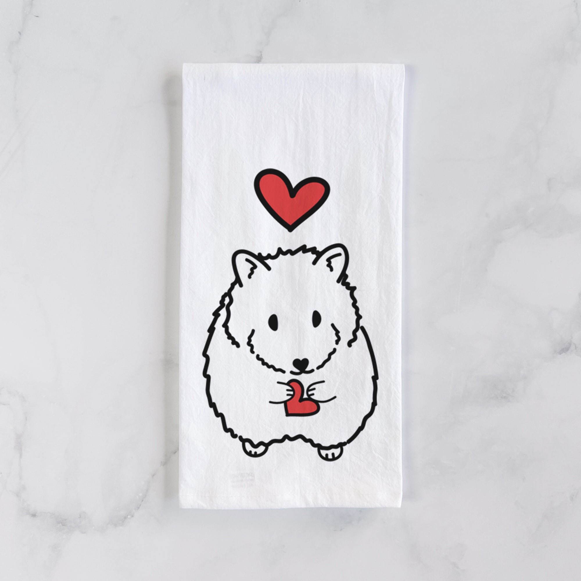 Love Always Hamster - Hilga - Tea Towel