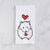 Love Always Hamster - Hilga - Tea Towel