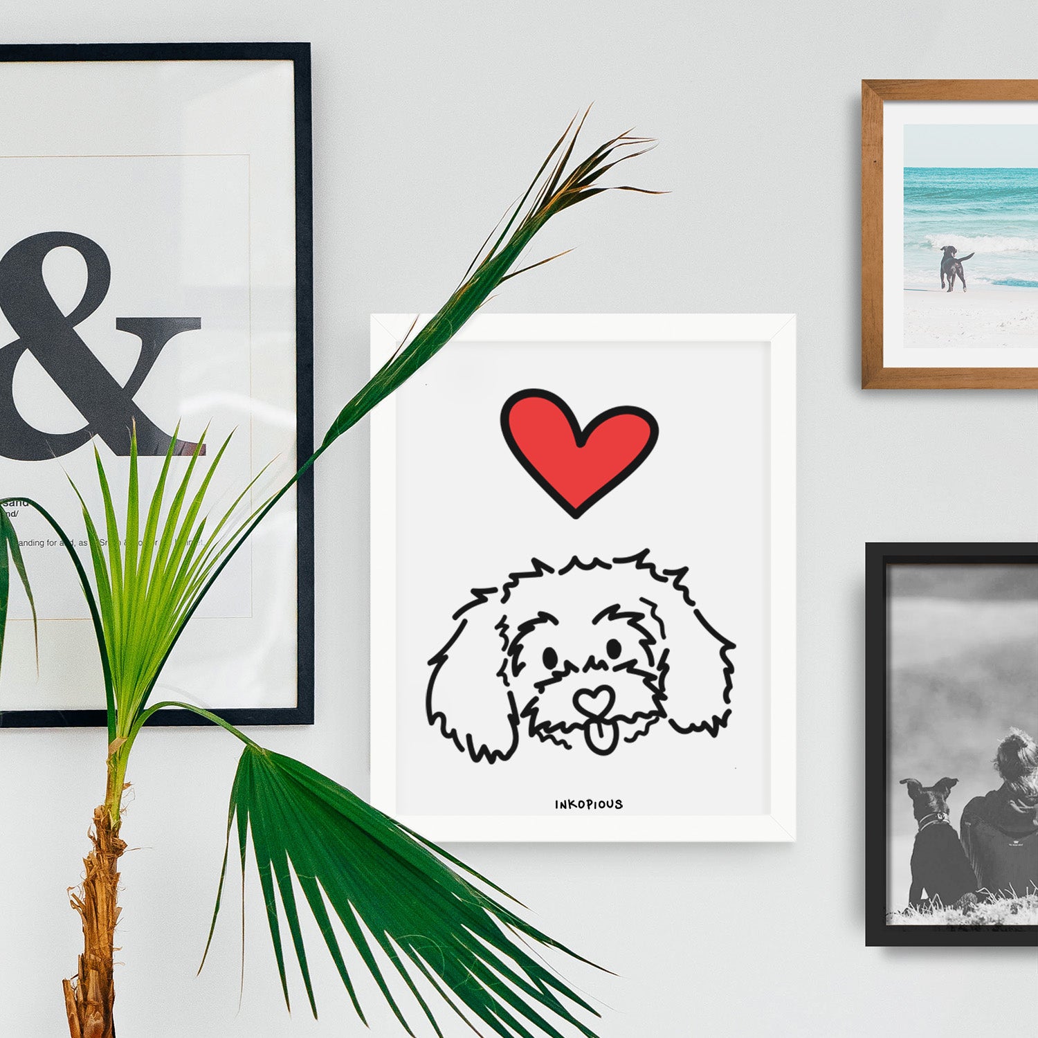 Love Always Maltipoo - Holly Art Print