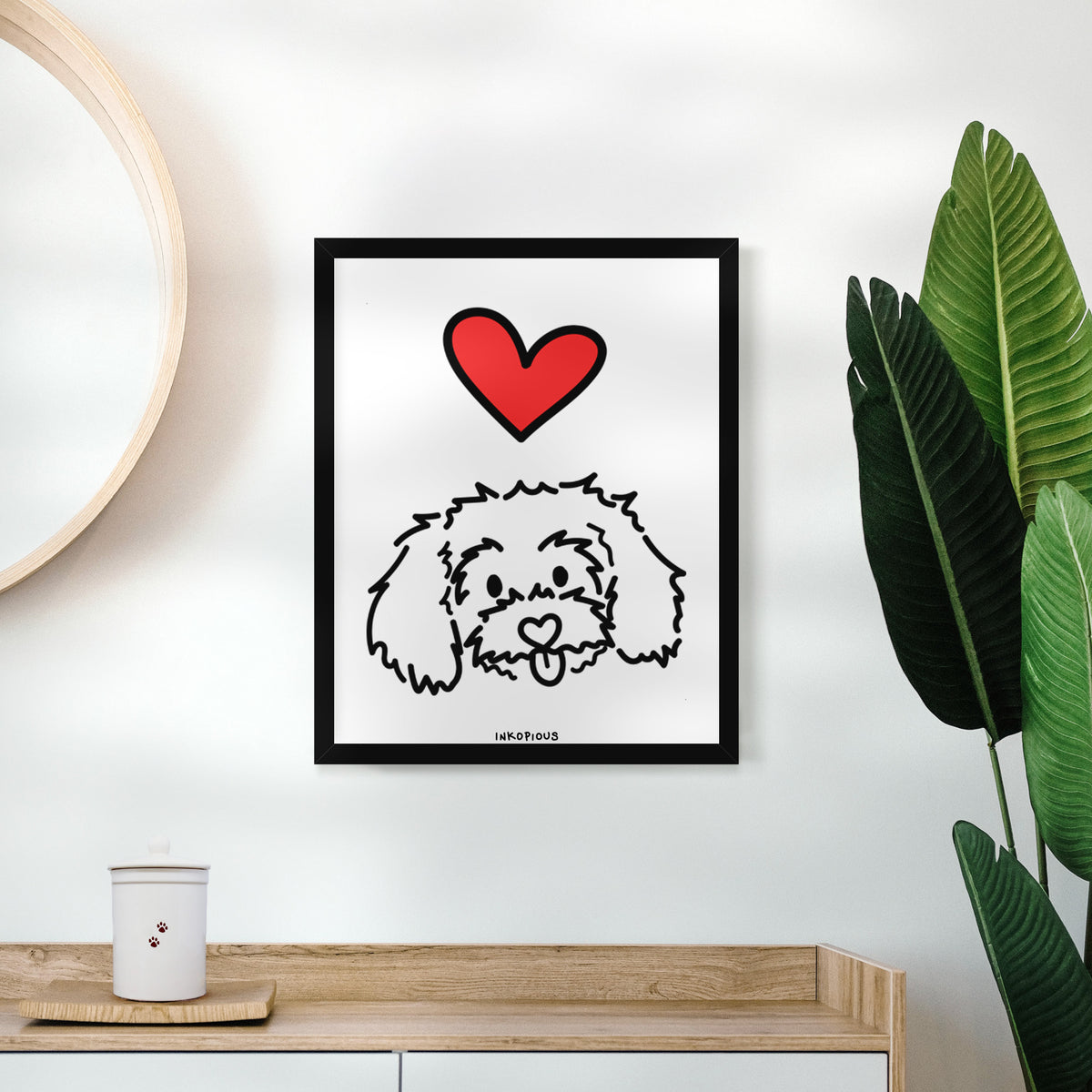 Love Always Maltipoo - Holly Art Print