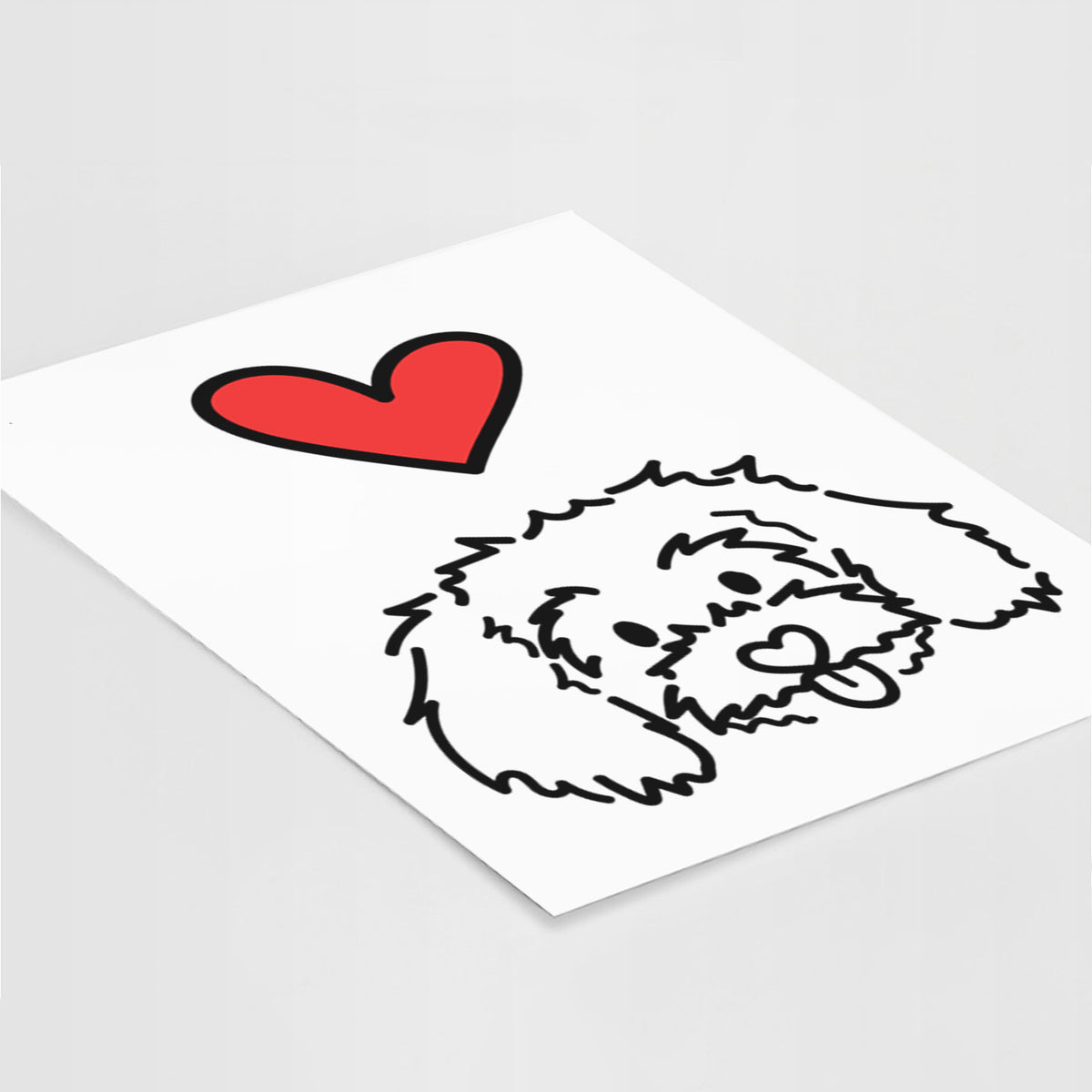 Love Always Maltipoo - Holly Art Print