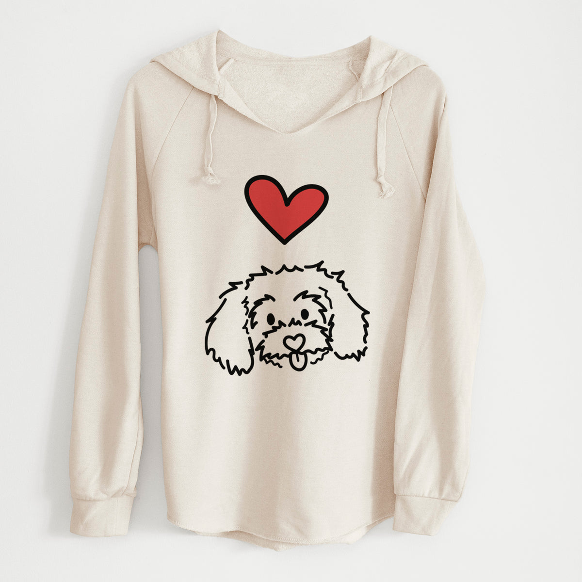 Love Always Maltipoo - Holly - Cali Wave Hooded Sweatshirt