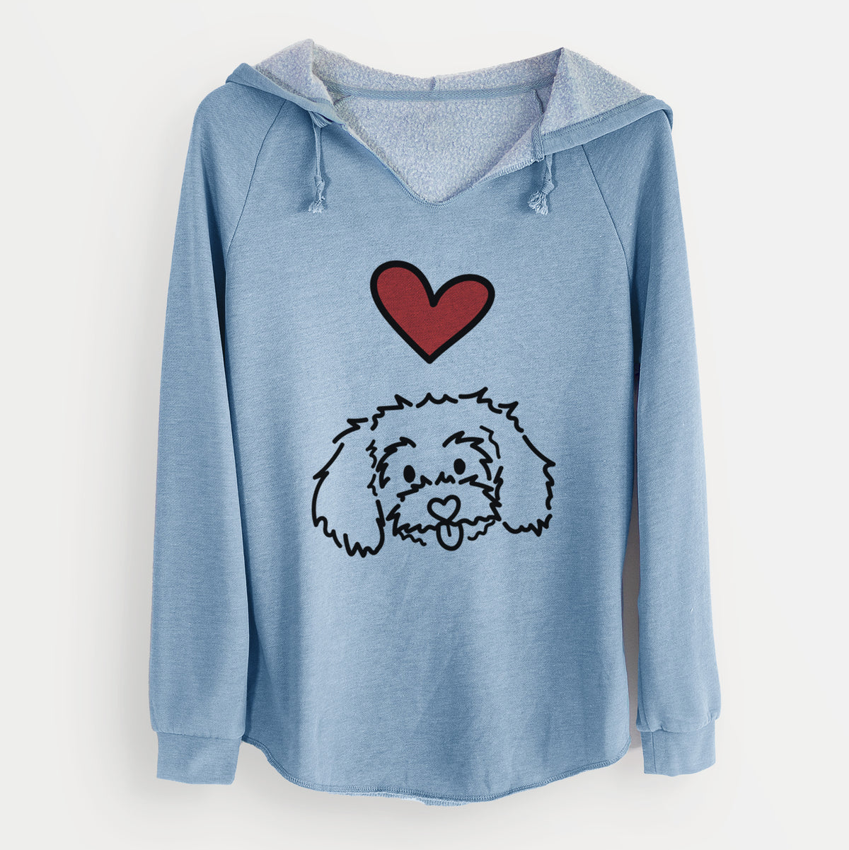 Love Always Maltipoo - Holly - Cali Wave Hooded Sweatshirt
