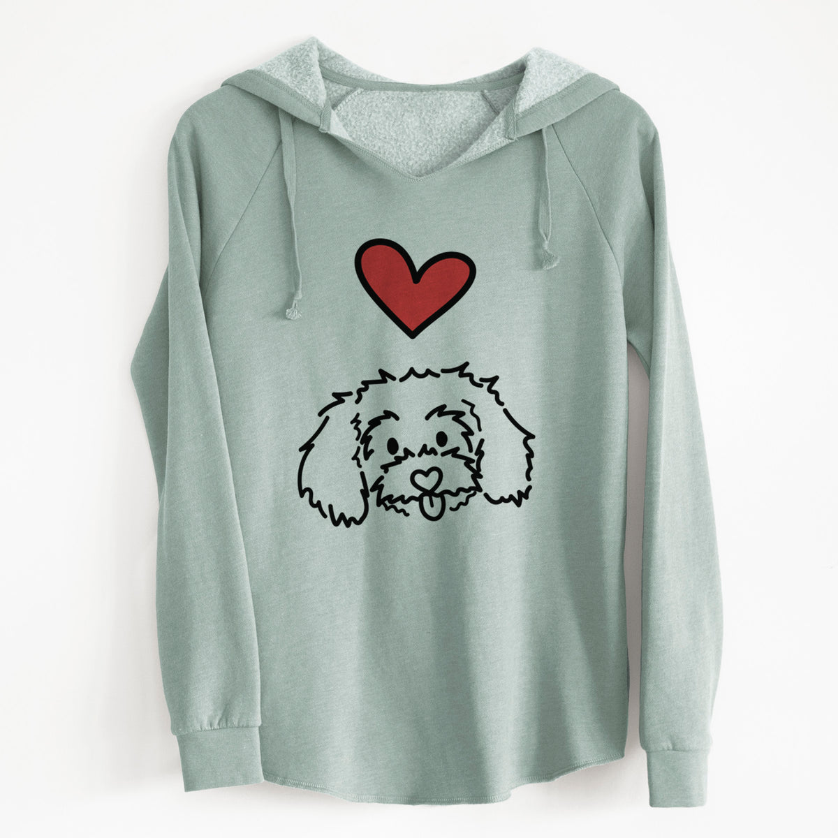 Love Always Maltipoo - Holly - Cali Wave Hooded Sweatshirt