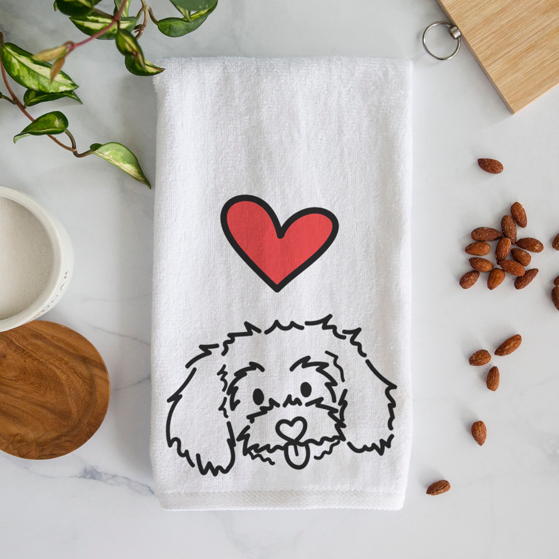 Love Always Maltipoo - Holly - Decorative Hand Towel