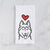 Love Always Siberian Husky - Tea Towel