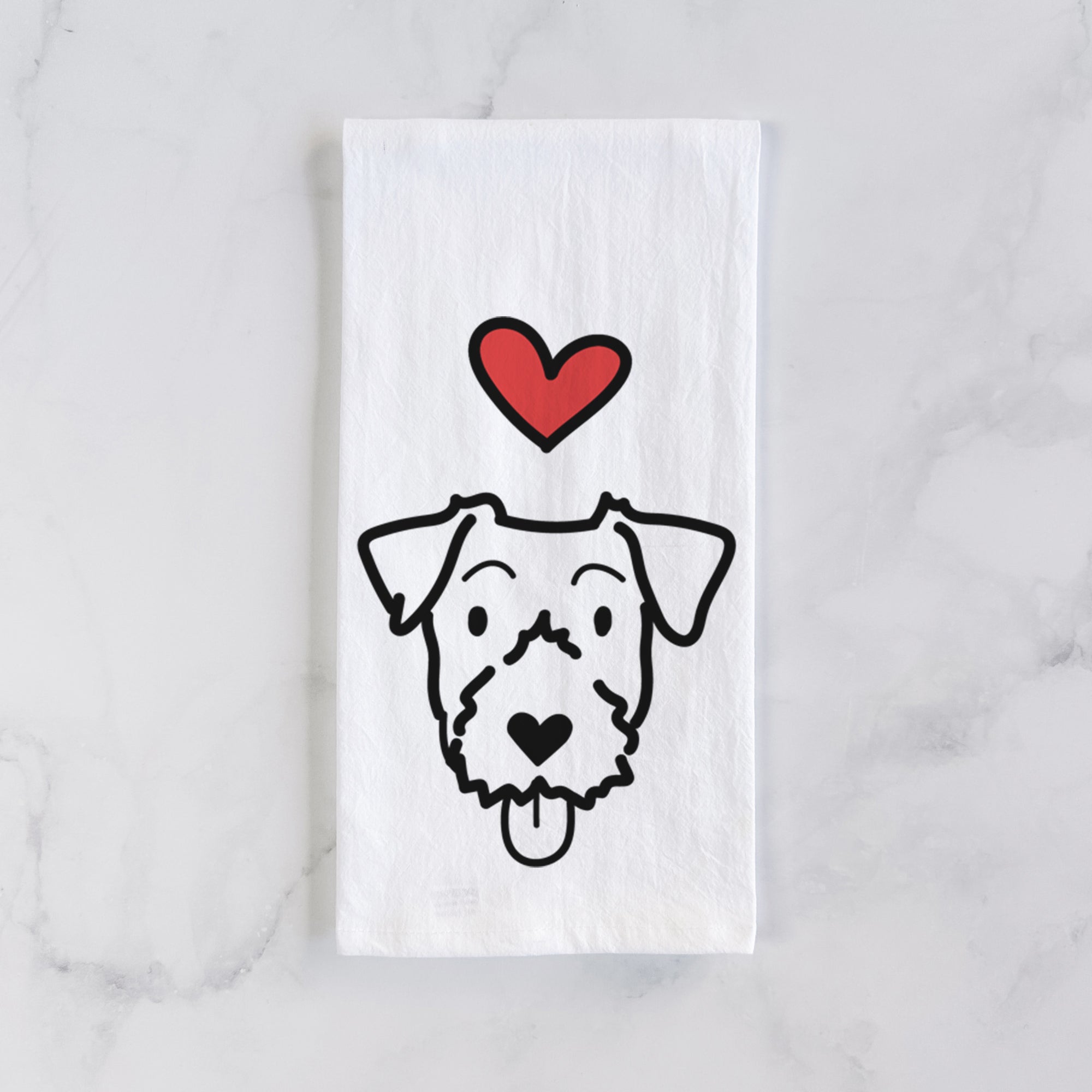 Love Always Jack Russell Terrier - Tea Towel