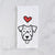 Love Always Jack Russell Terrier - Tea Towel