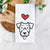 Love Always Jack Russell Terrier - Tea Towel