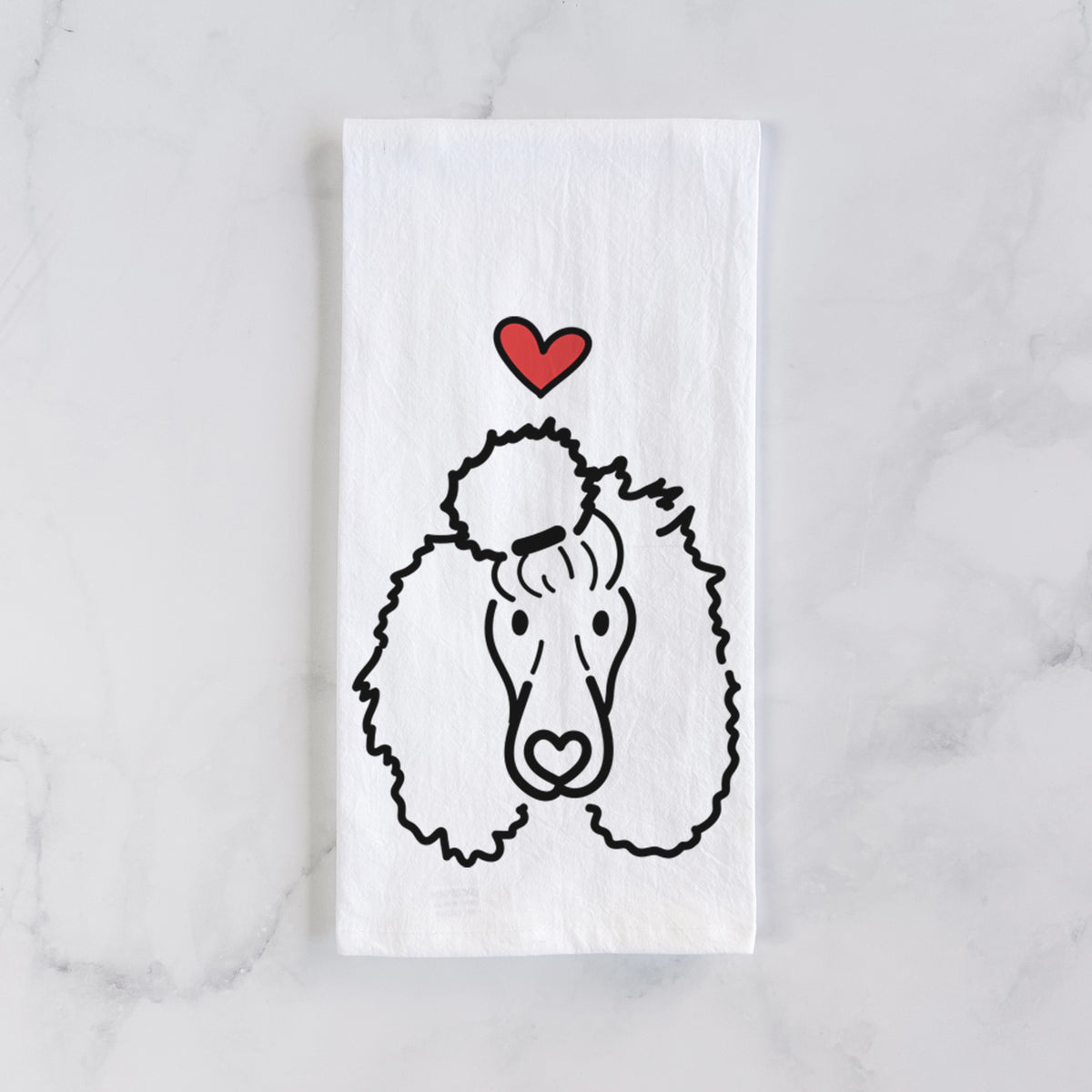 Love Always Standard Poodle - Jemma - Tea Towel