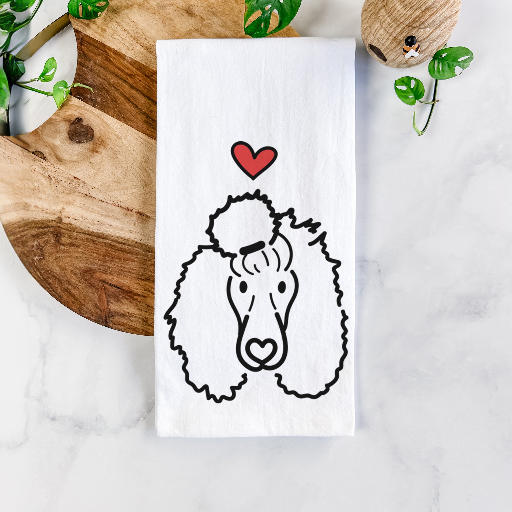 Love Always Standard Poodle - Jemma - Tea Towel