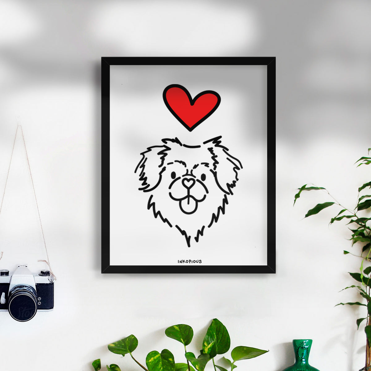 Love Always Tibetan Spaniel - Jiji Art Print