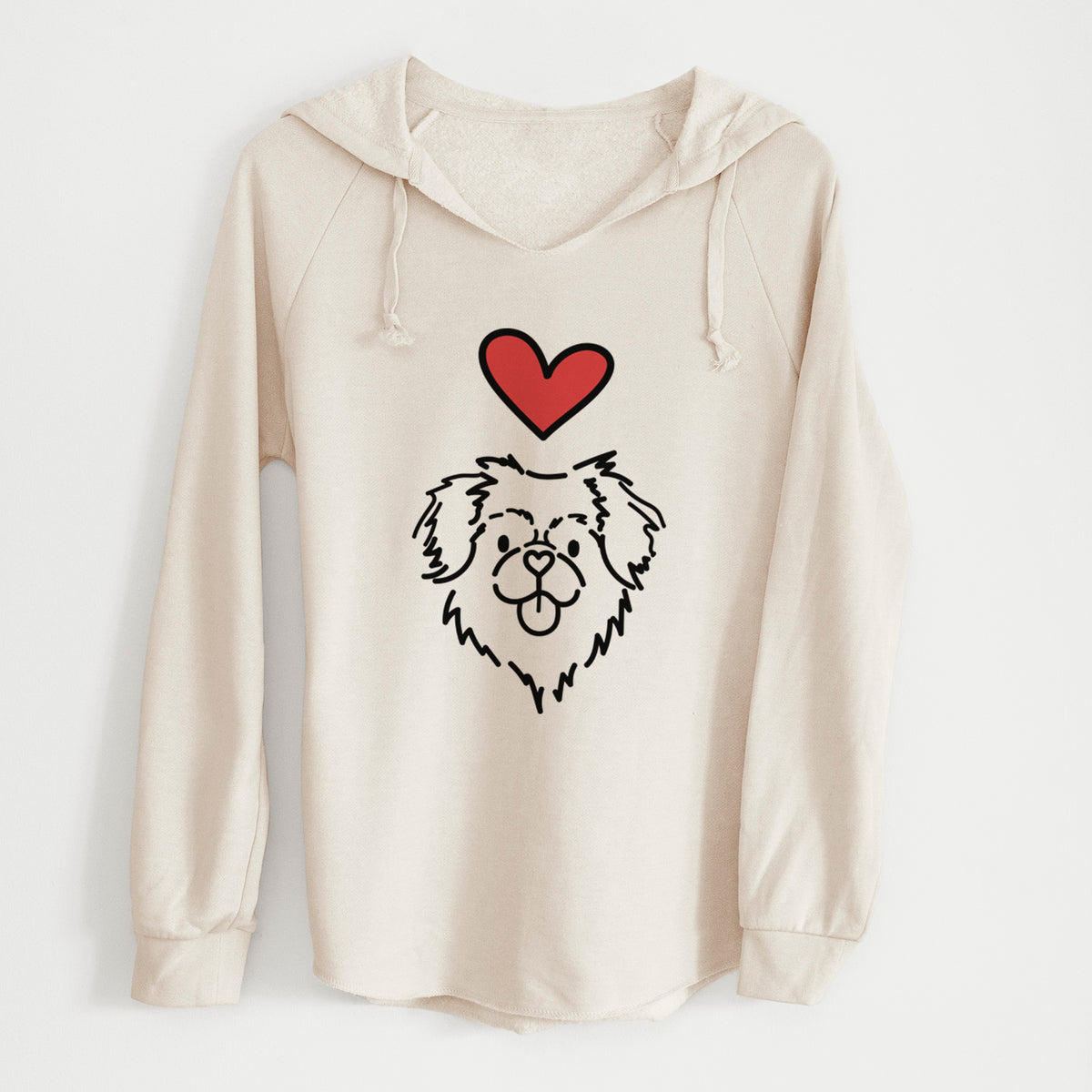 Love Always Tibetan Spaniel - Jiji - Cali Wave Hooded Sweatshirt