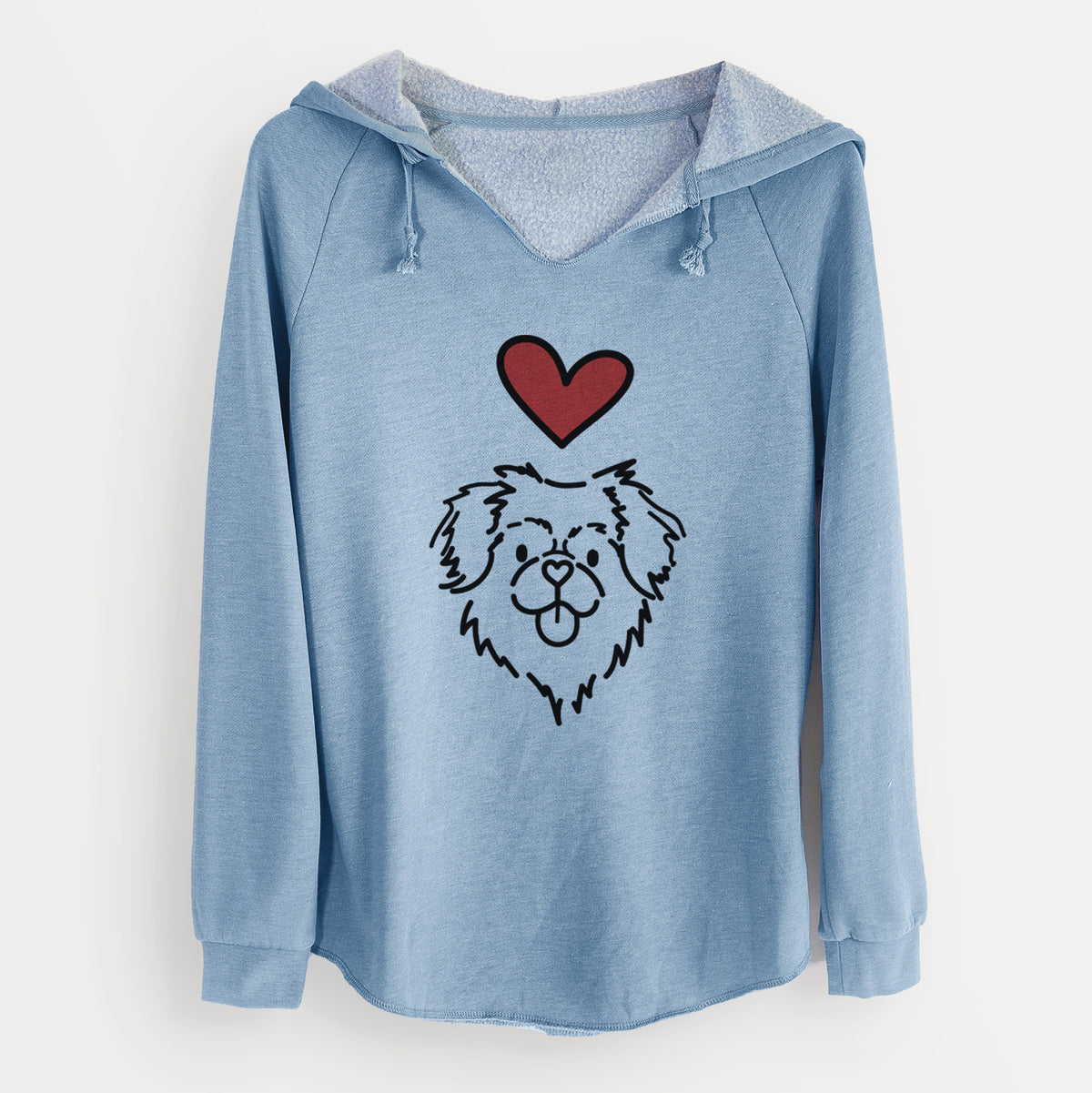 Love Always Tibetan Spaniel - Jiji - Cali Wave Hooded Sweatshirt