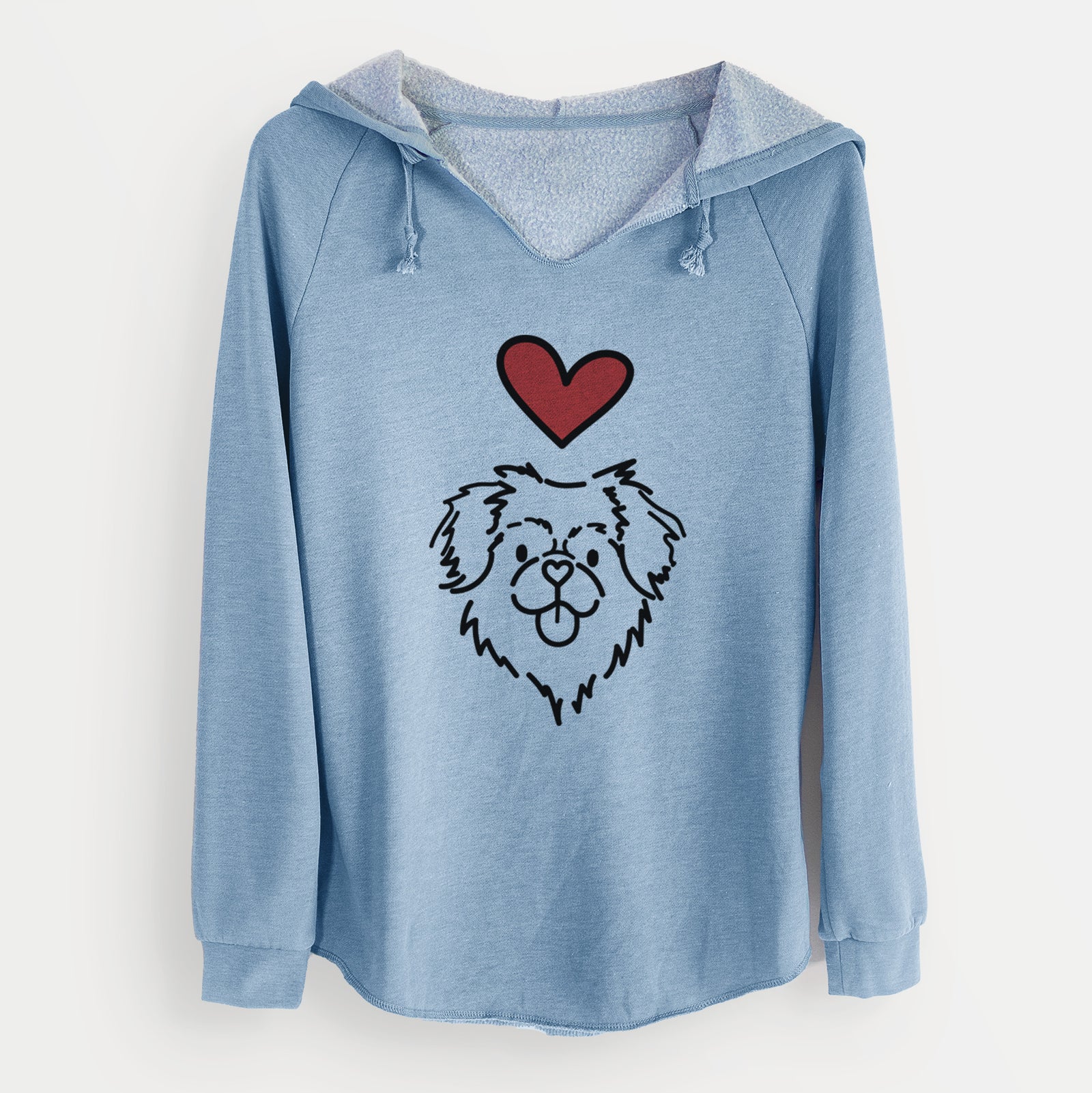 Love Always Tibetan Spaniel - Jiji - Cali Wave Hooded Sweatshirt