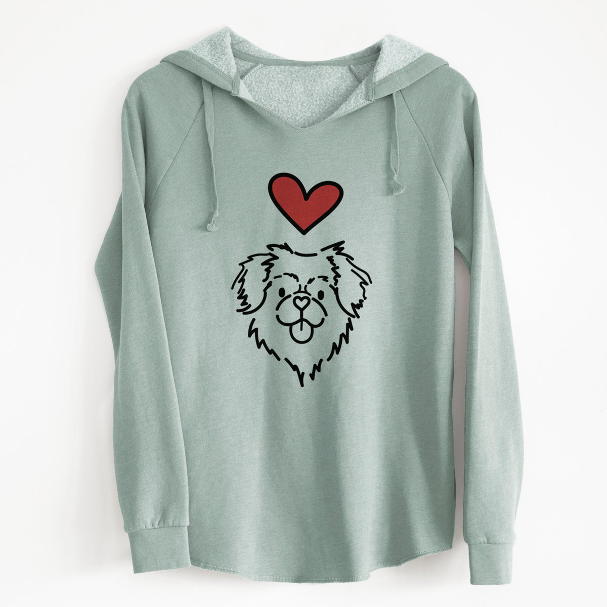 Love Always Tibetan Spaniel - Jiji - Cali Wave Hooded Sweatshirt
