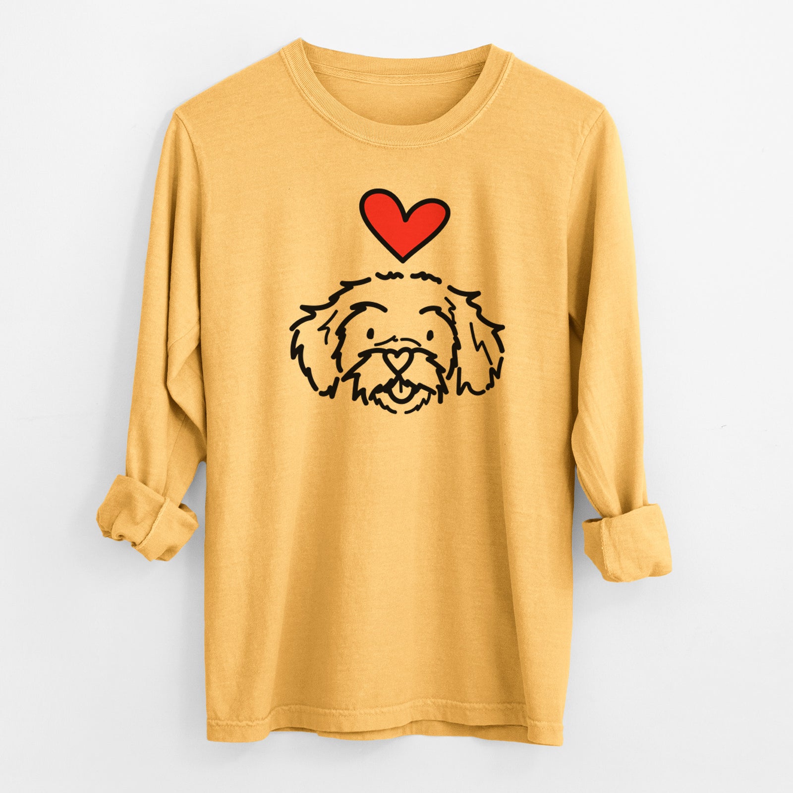 Love Always Peekapoo - Jo Jo - Heavyweight 100% Cotton Long Sleeve