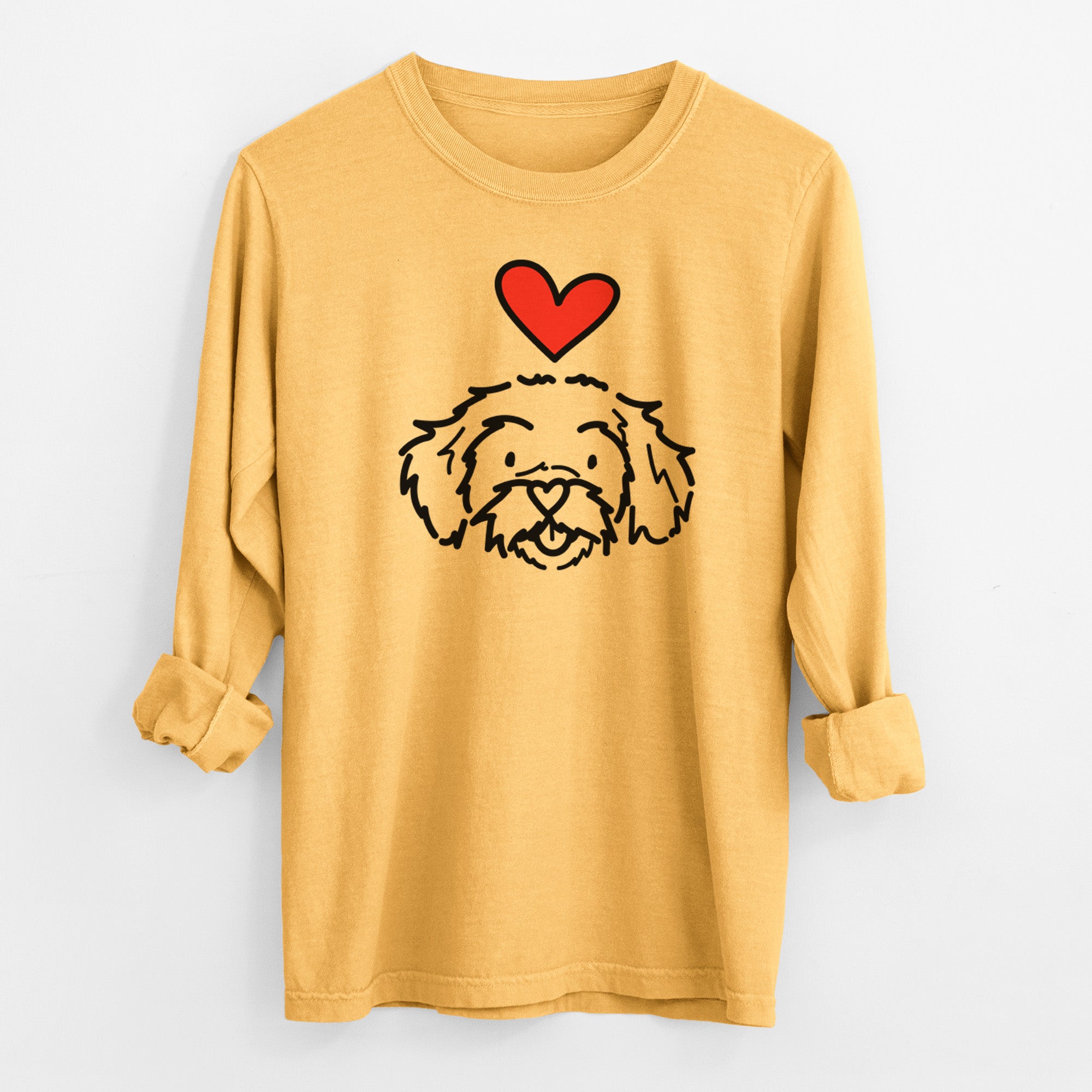 Love Always Peekapoo - Jo Jo - Heavyweight 100% Cotton Long Sleeve