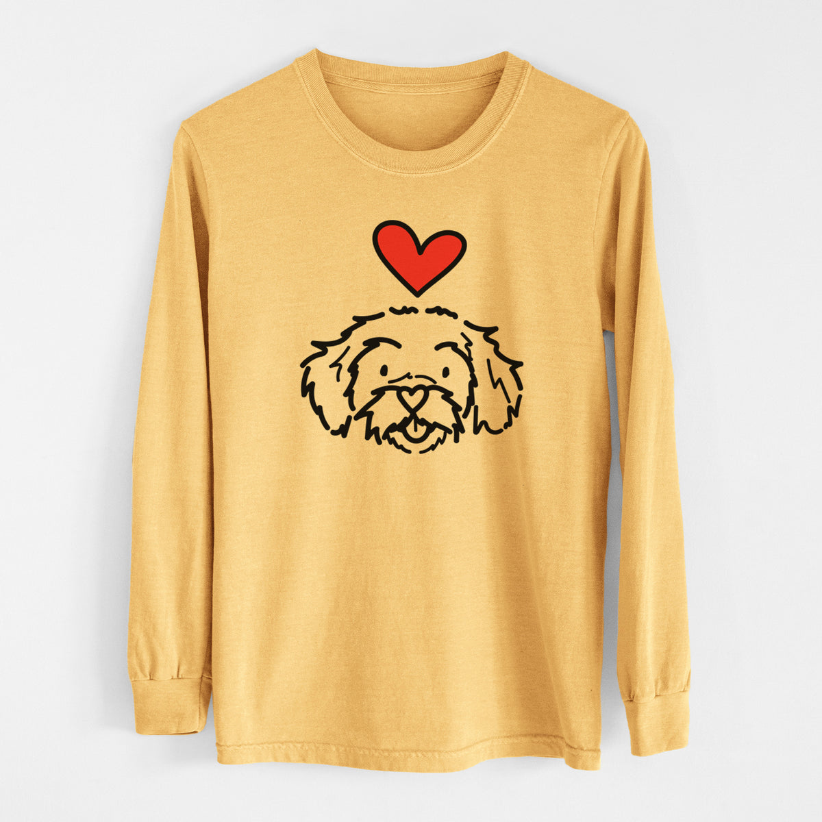 Love Always Peekapoo - Jo Jo - Heavyweight 100% Cotton Long Sleeve