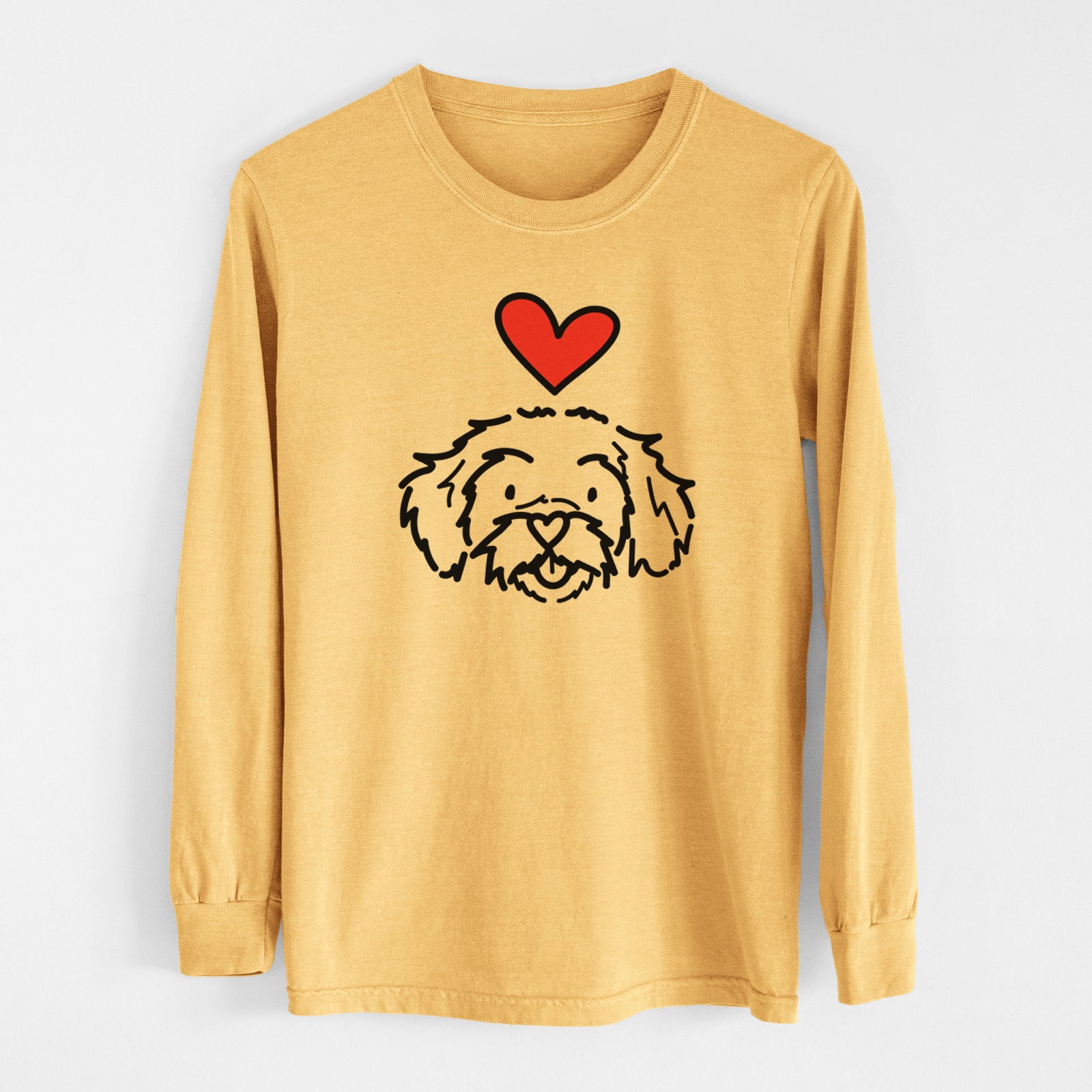 Love Always Peekapoo - Jo Jo - Heavyweight 100% Cotton Long Sleeve