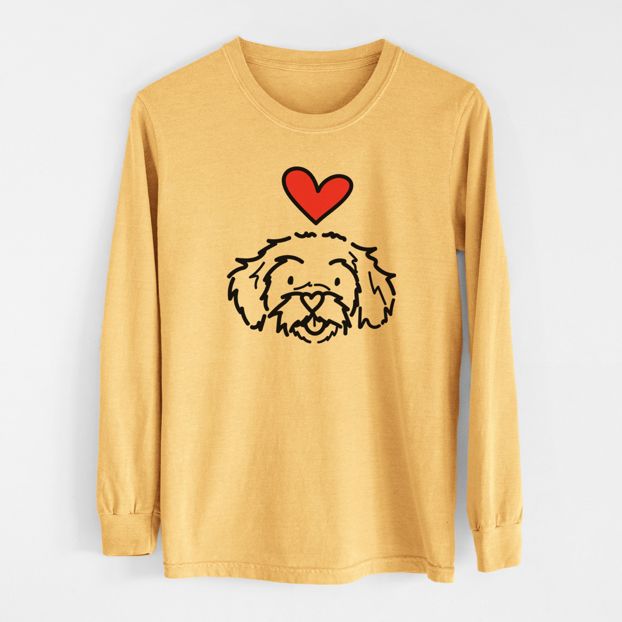 Love Always Peekapoo - Jo Jo - Heavyweight 100% Cotton Long Sleeve