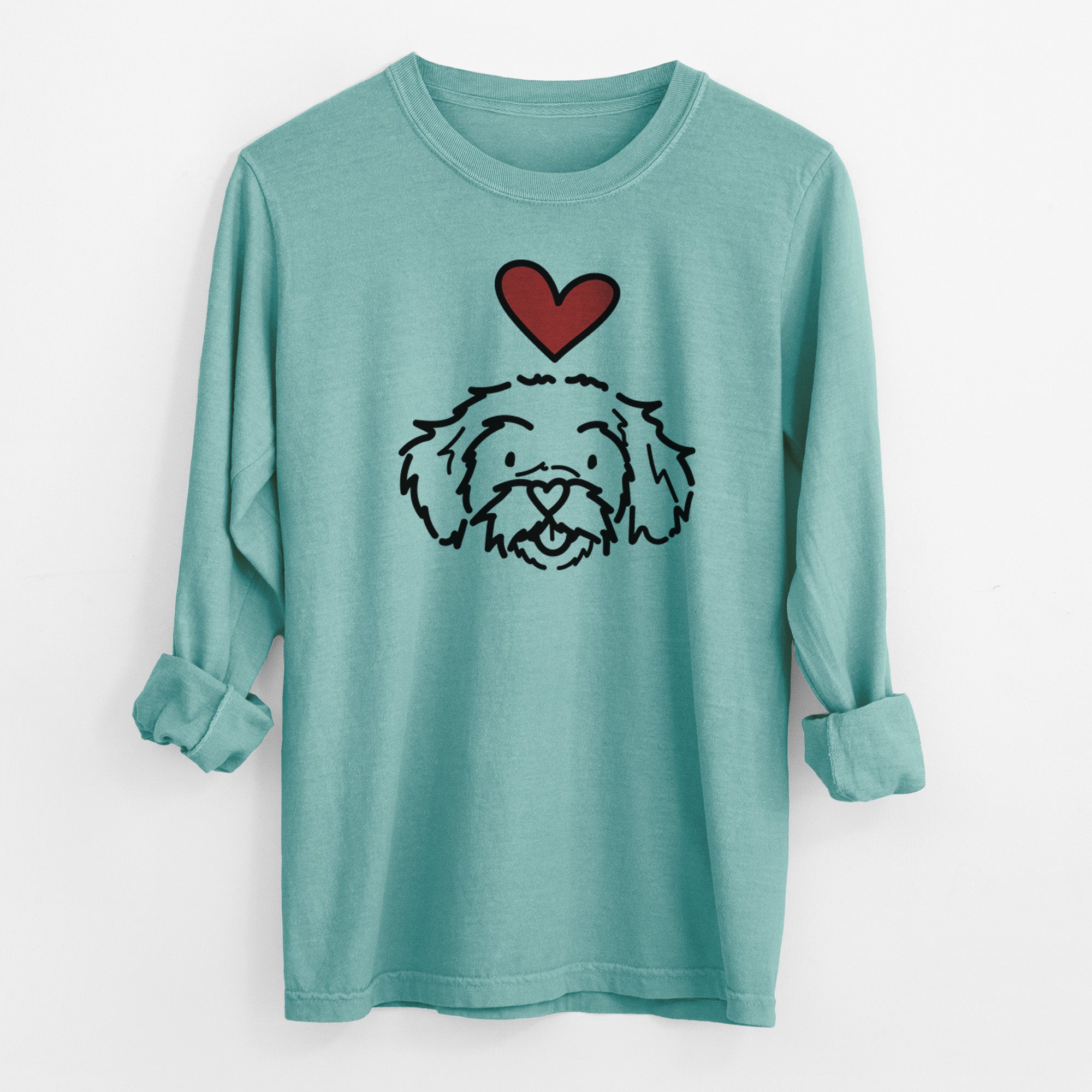 Love Always Peekapoo - Jo Jo - Heavyweight 100% Cotton Long Sleeve