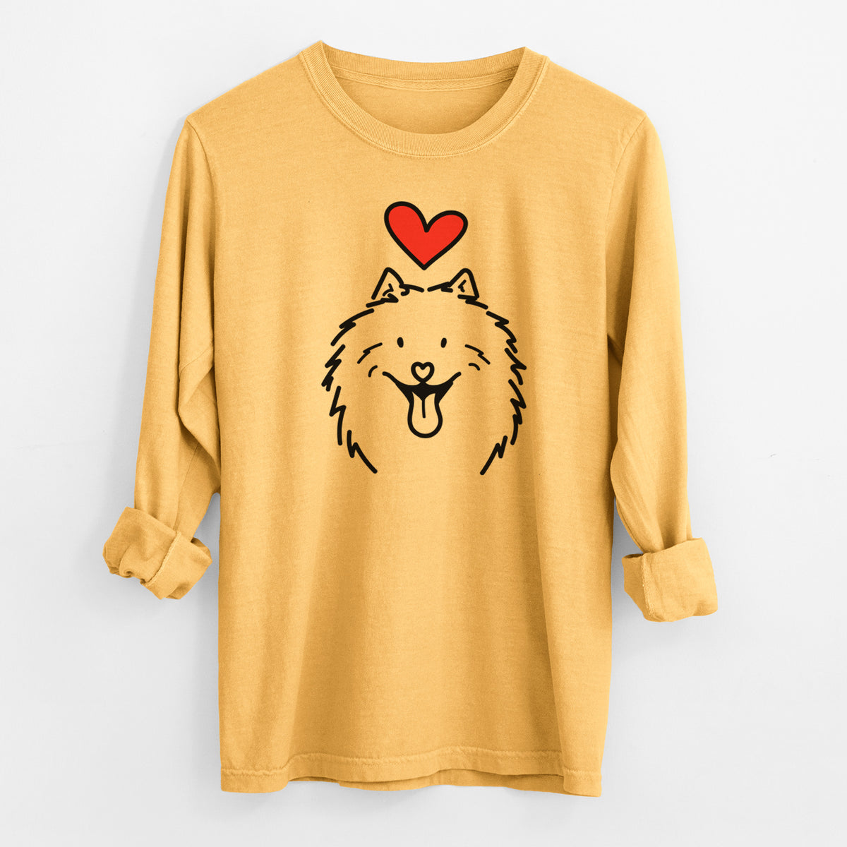 Love Always Samoyed - Johnny - Heavyweight 100% Cotton Long Sleeve