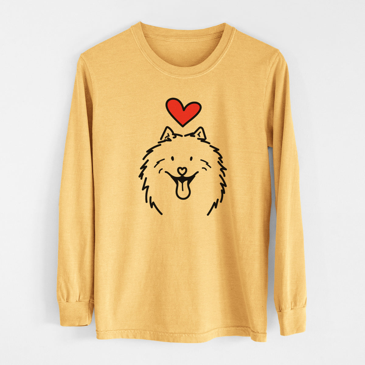 Love Always Samoyed - Johnny - Heavyweight 100% Cotton Long Sleeve