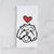 Love Always Lhasa Apso - Keia - Tea Towel