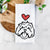 Love Always Lhasa Apso - Keia - Tea Towel