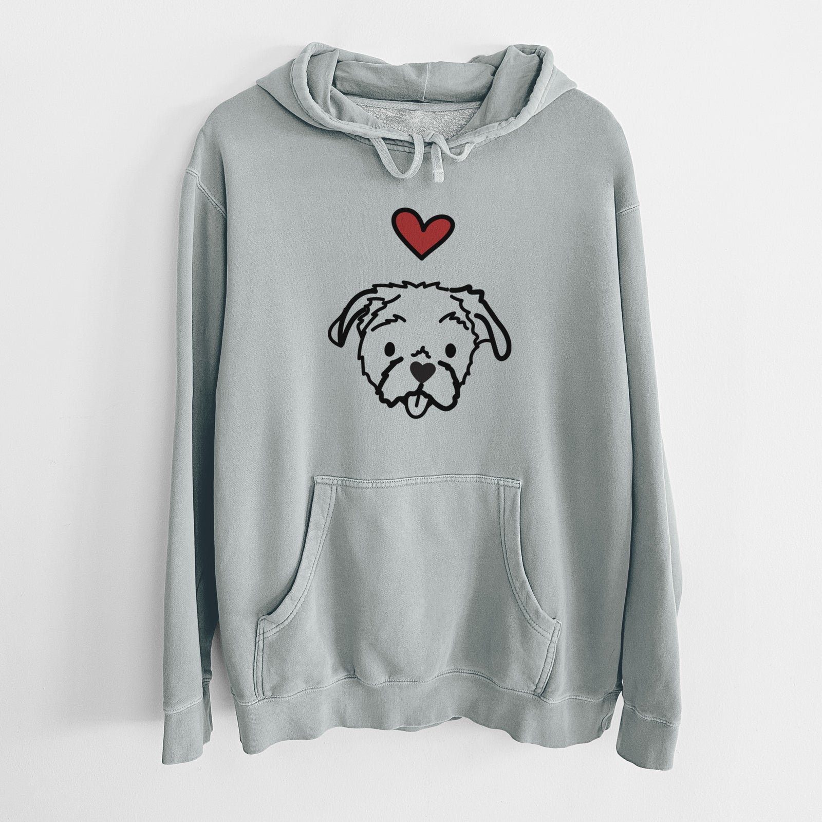 Love Always Shih Tzu - Koko - Unisex Pigment Dyed Hoodie