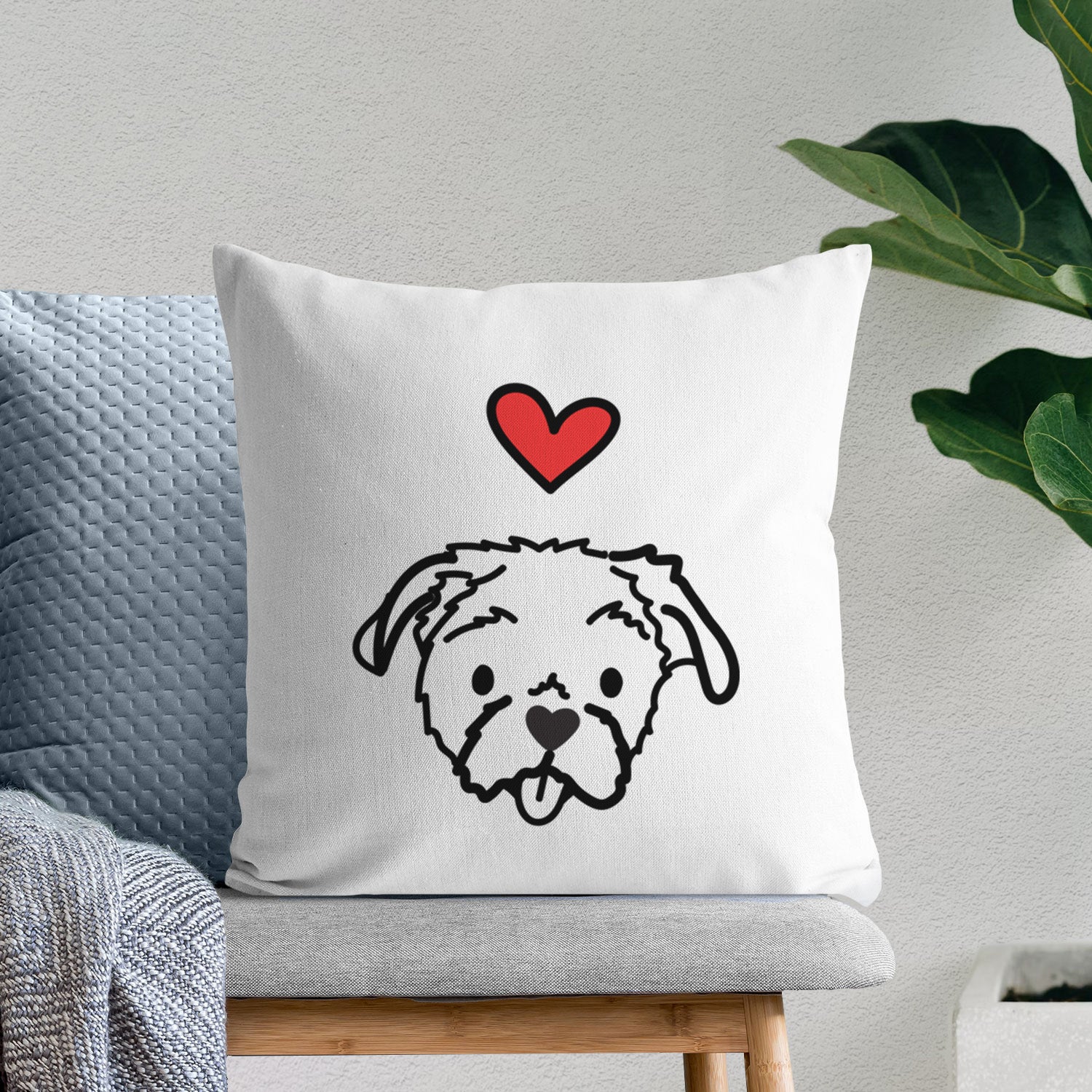 Love Always Shih Tzu - Koko -  Throw Pillow Cover