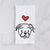 Love Always Shih Tzu - Koko - Tea Towel