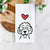 Love Always Labradoodle - Tea Towel