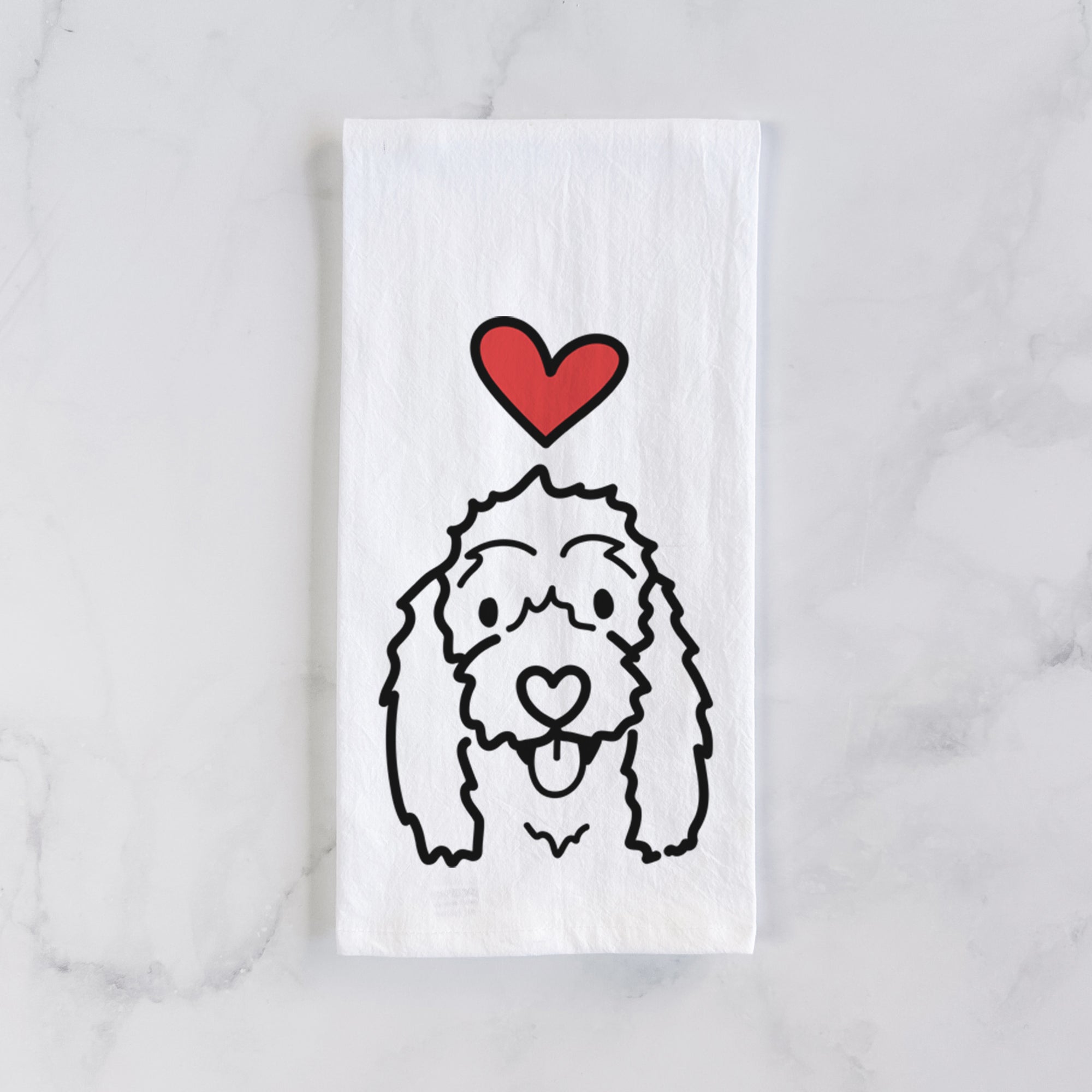 Love Always Coton de Tulear - Louie - Tea Towel