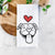 Love Always Pitbull - Louie - Tea Towel