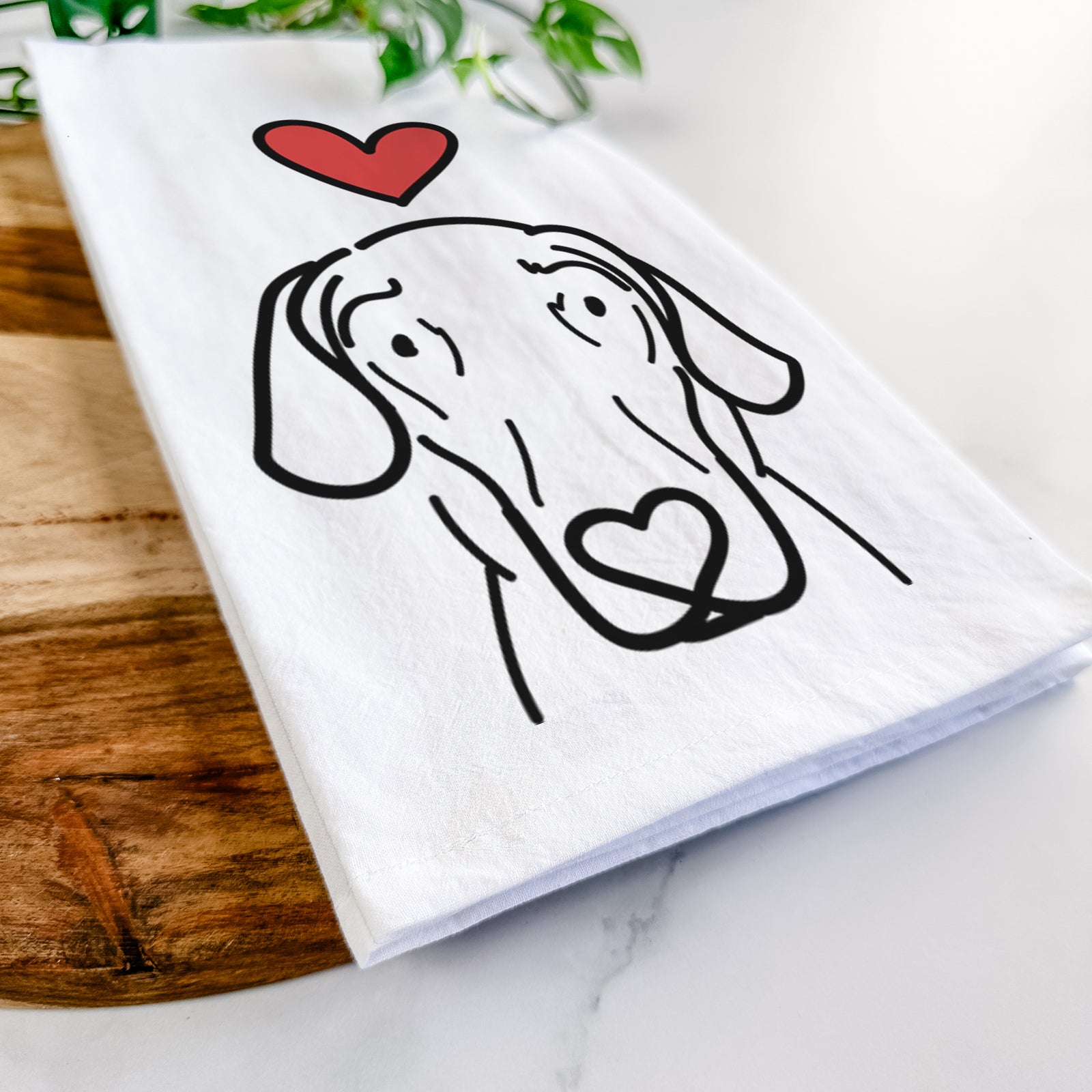 Love Always Great Dane - Lucy - Tea Towel