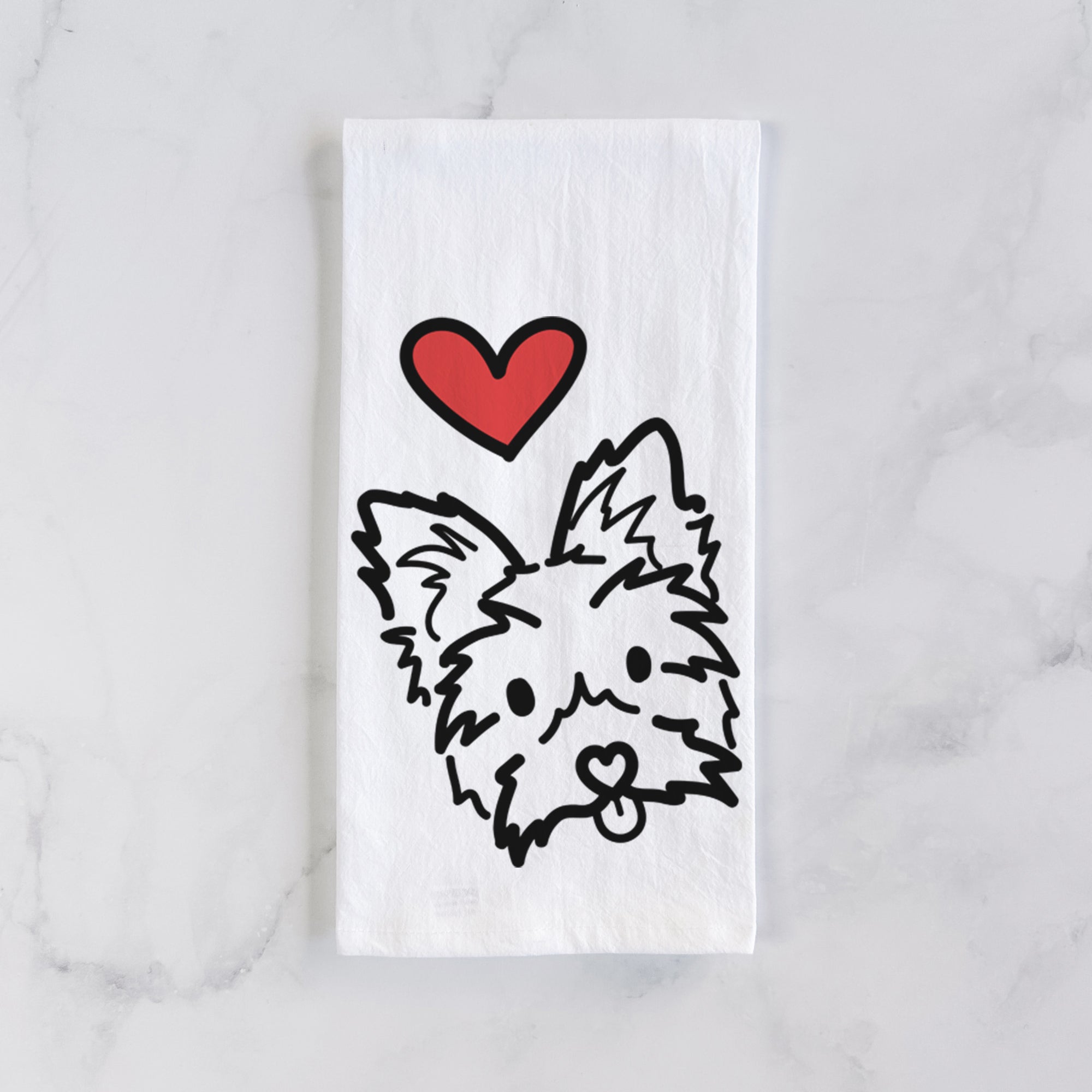 Love Always Yorkshire Terrier - Luna - Tea Towel