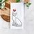 Love Always Oriental Shorthair Cat - Lyra - Tea Towel