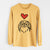 Love Always Japanese Chin - Macha - Heavyweight 100% Cotton Long Sleeve