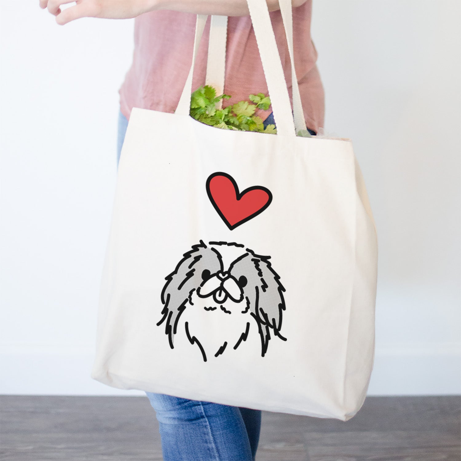 Love Always Japanese Chin - Macha - Tote Bag